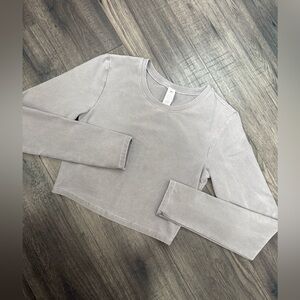 Alo Yoga | Long Sleeve Cropped Top